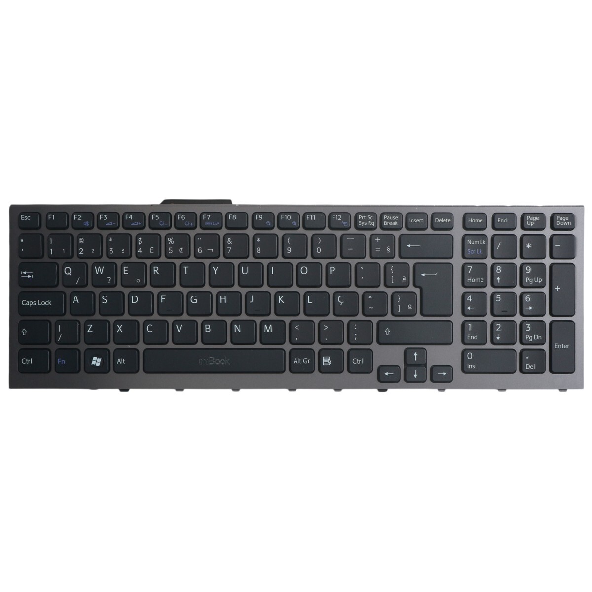Teclado compatível Sony 148781311 Br com Ç, 