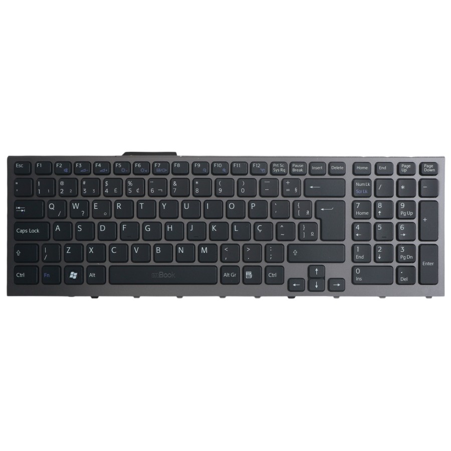 Teclado compatível Sony 9Z.N3S82.001 Br com Ç, 