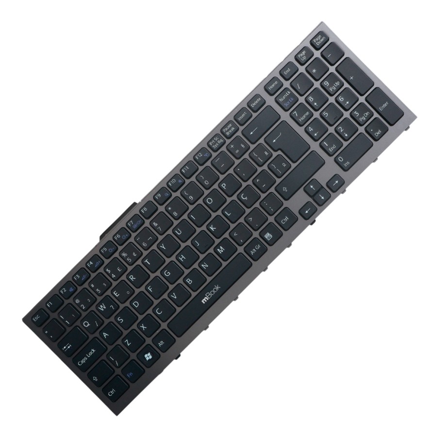 Teclado compatível Sony 9Z.N3S82.001 Br com Ç, 
