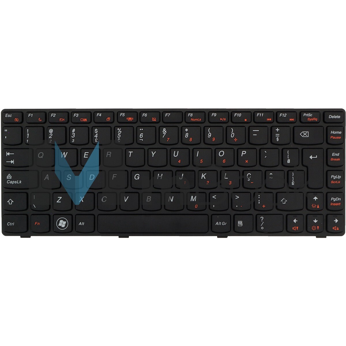 Teclado compatível com Lenovo 116920AK1-BR, 