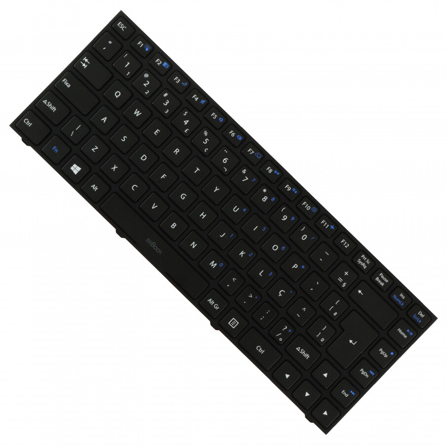 Teclado compatível com Positivo MP-12R78PA-43022, 