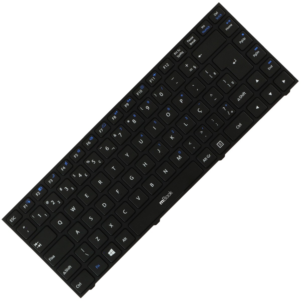 Teclado compatível com Positivo 6-80-W9400-331-1P, 