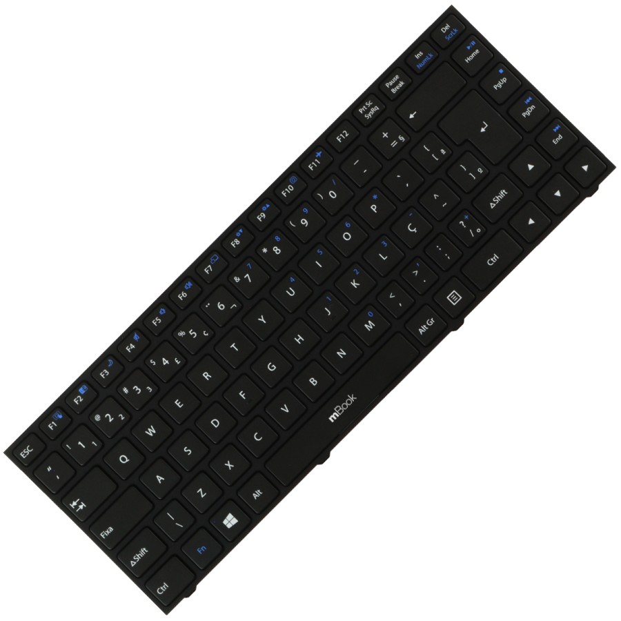 Teclado compatível com Positivo 6-80-W9400-331-1P, 