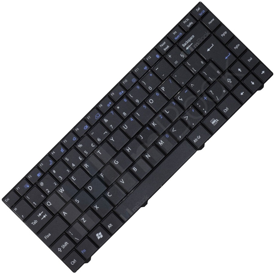 Teclado compatível com Positivo 82B382-FP910 com ç, 