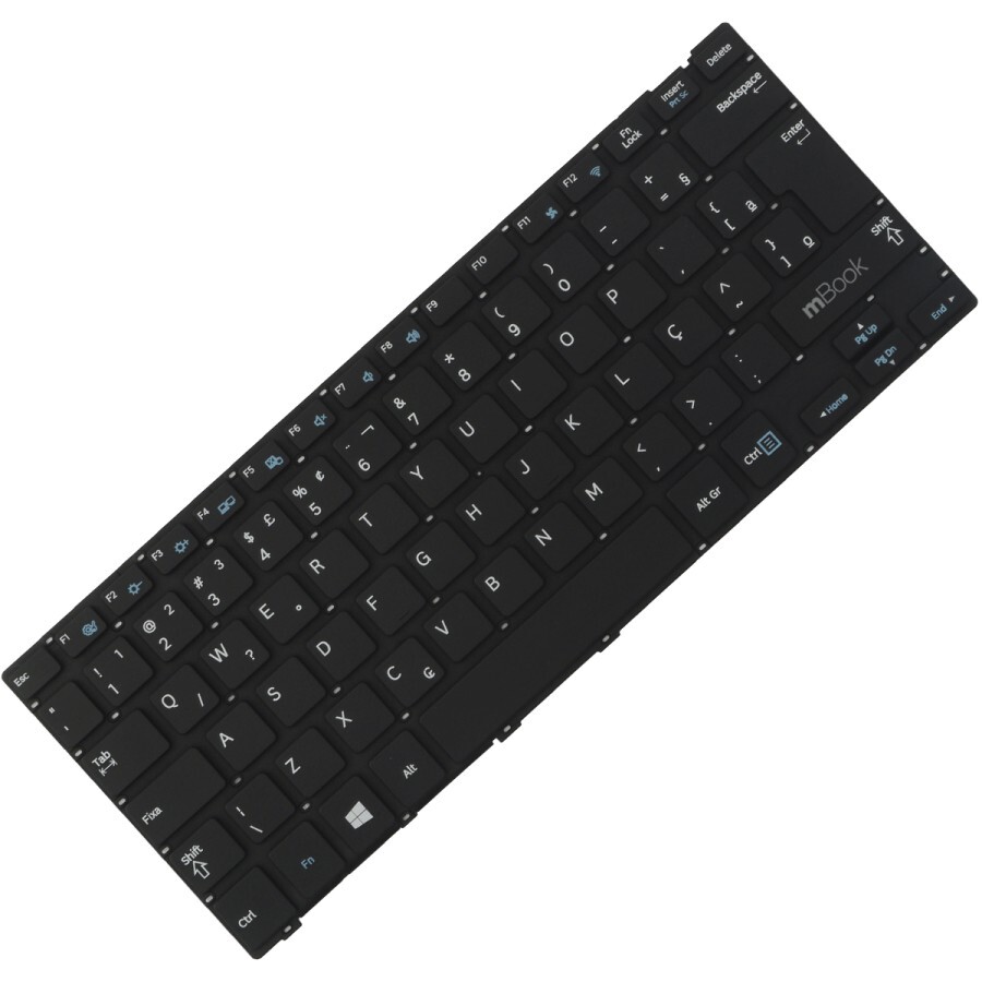 Teclado compatível com Samsung BA59-03783A, 