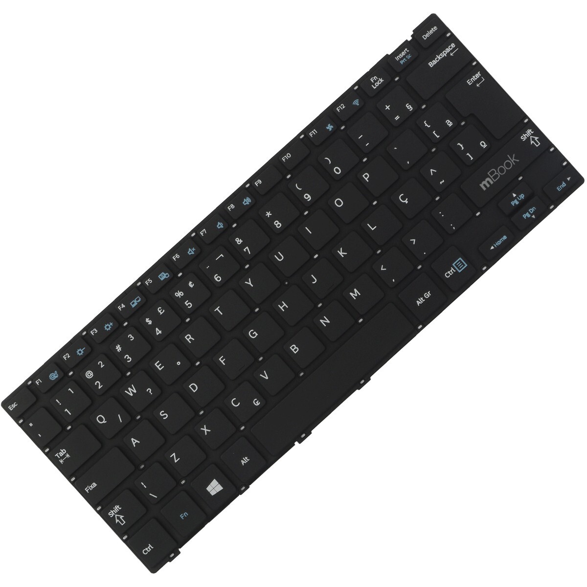 Teclado compatível com Samsung BA75-04673A, 