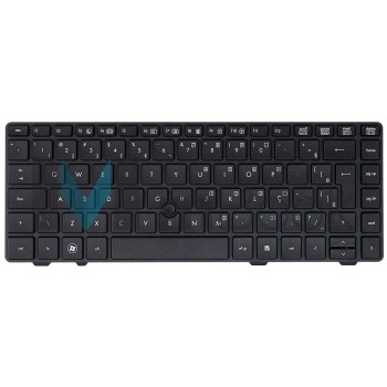Teclado compatível HP V119030A 6360b com Ç sem ponteiro, 