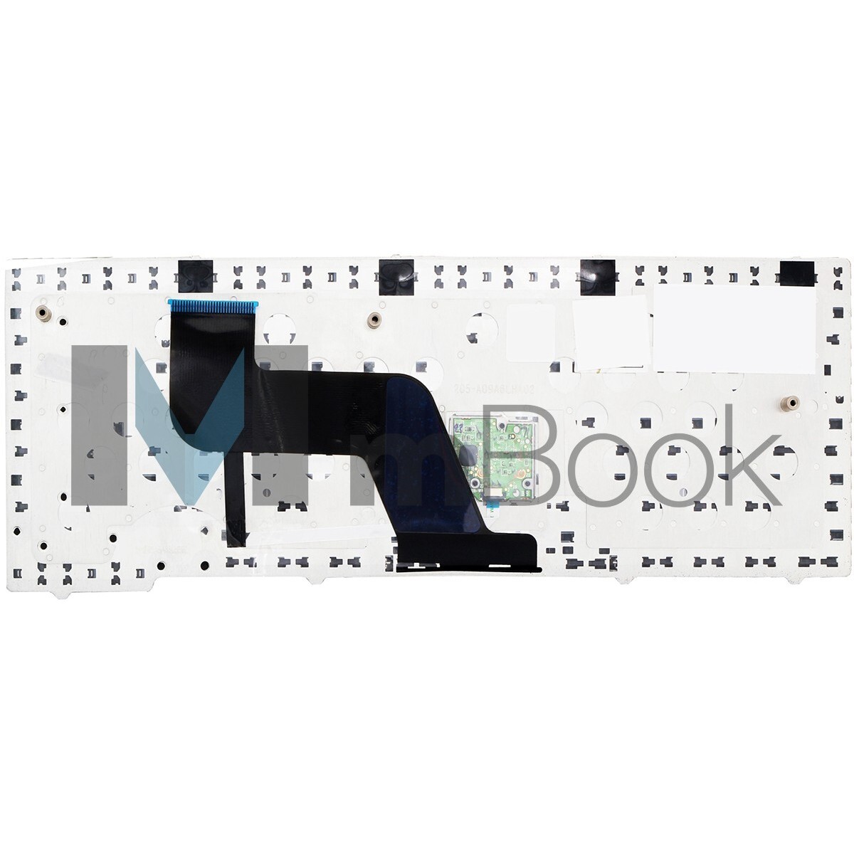 Teclado compatível HP V103102CK1 8440p trackpoint e Ç, 