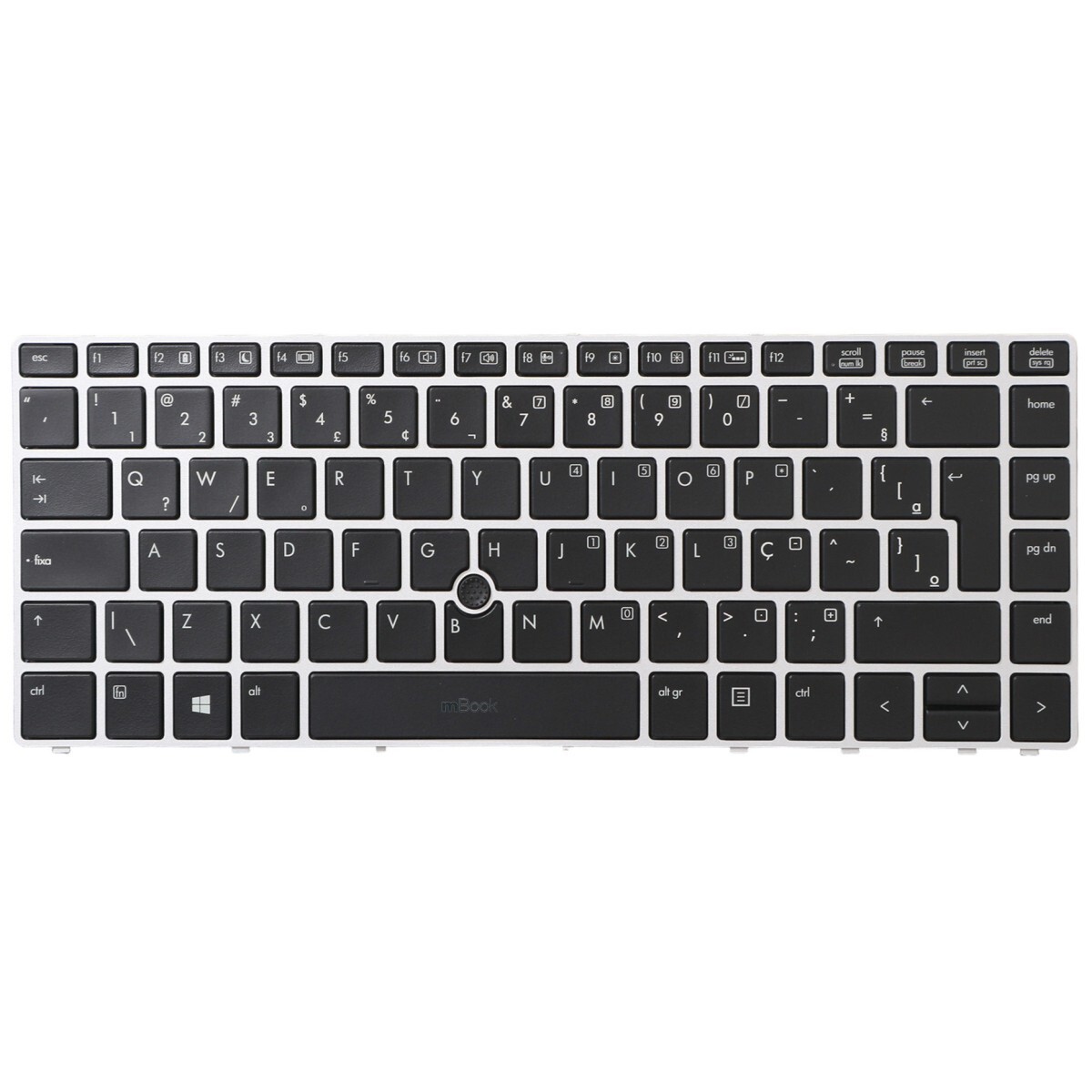 Teclado 702843-201 para HP EliteBook Folio 9470m com ç, 