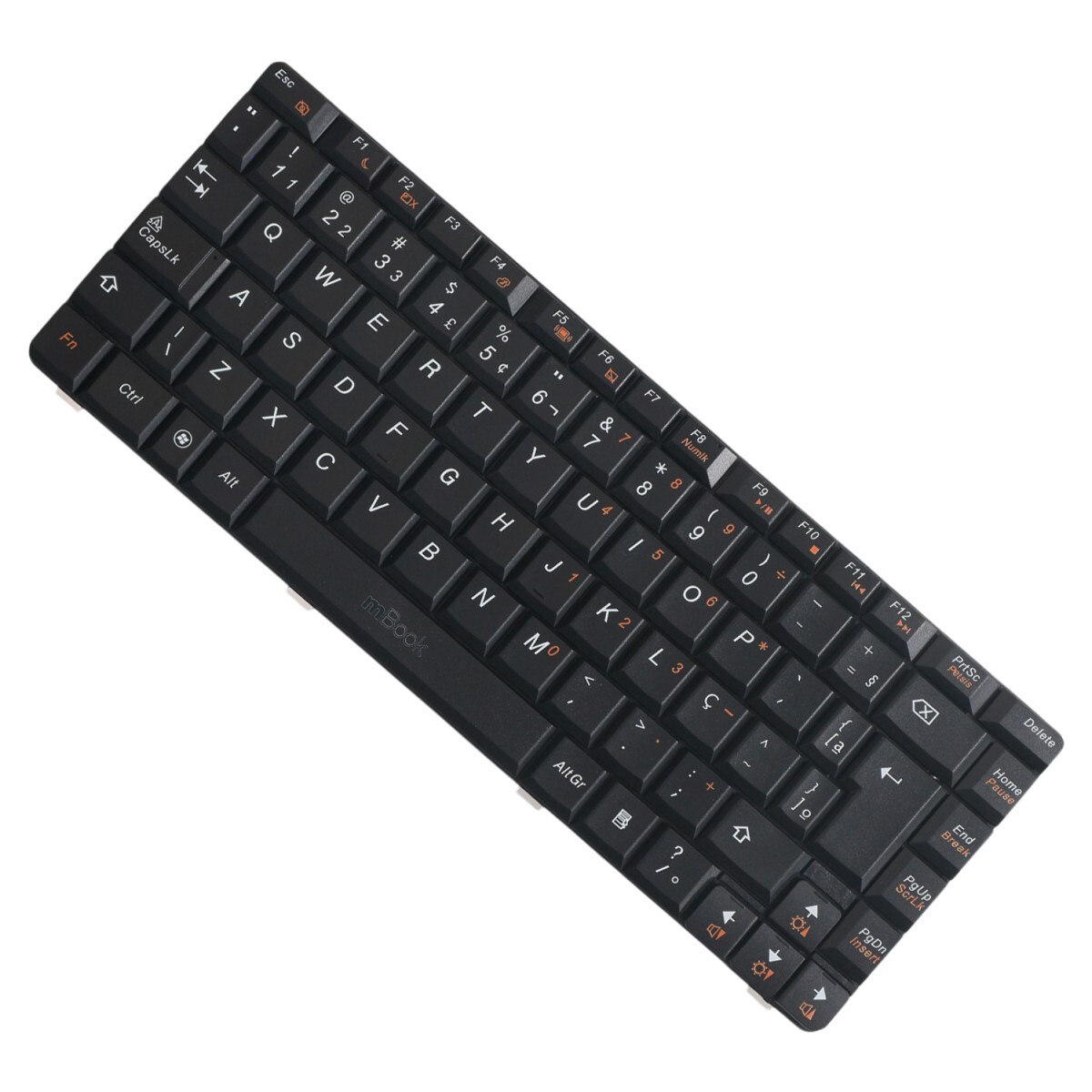 Teclado compatível Lenovo 9Z.N5JSN.001 com Ç, 