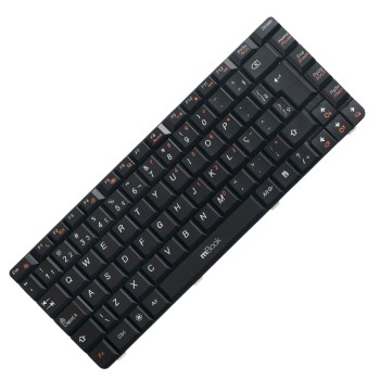 Teclado compatível Lenovo 9Z.N5JSN.001 com Ç, 