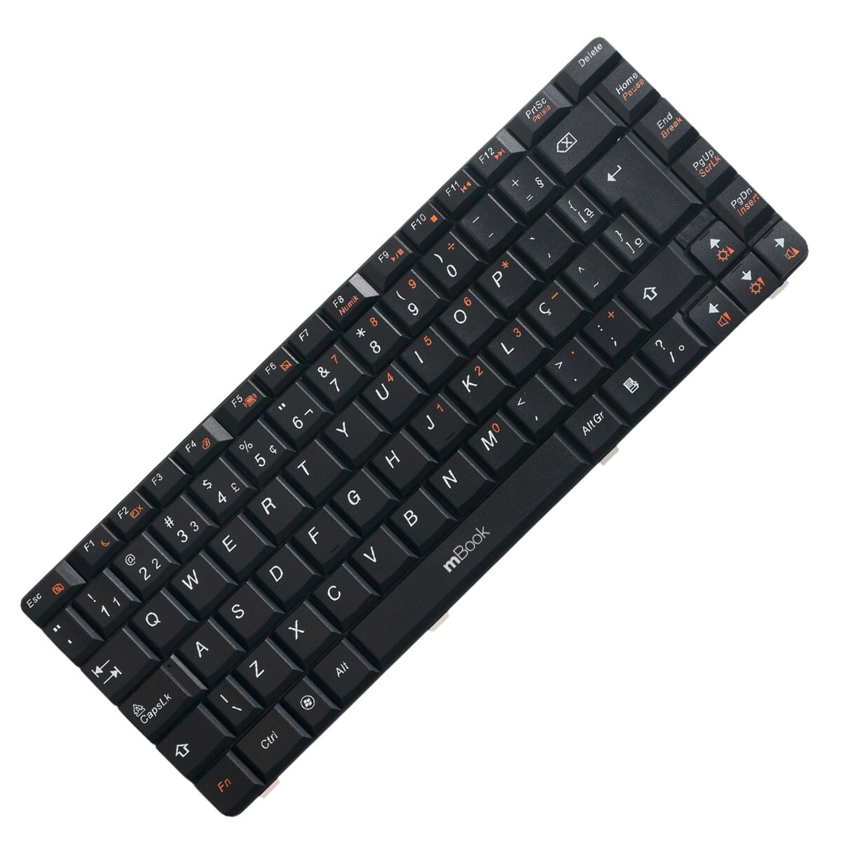 Teclado compatível Lenovo NSK-B30SN com Ç preto, 