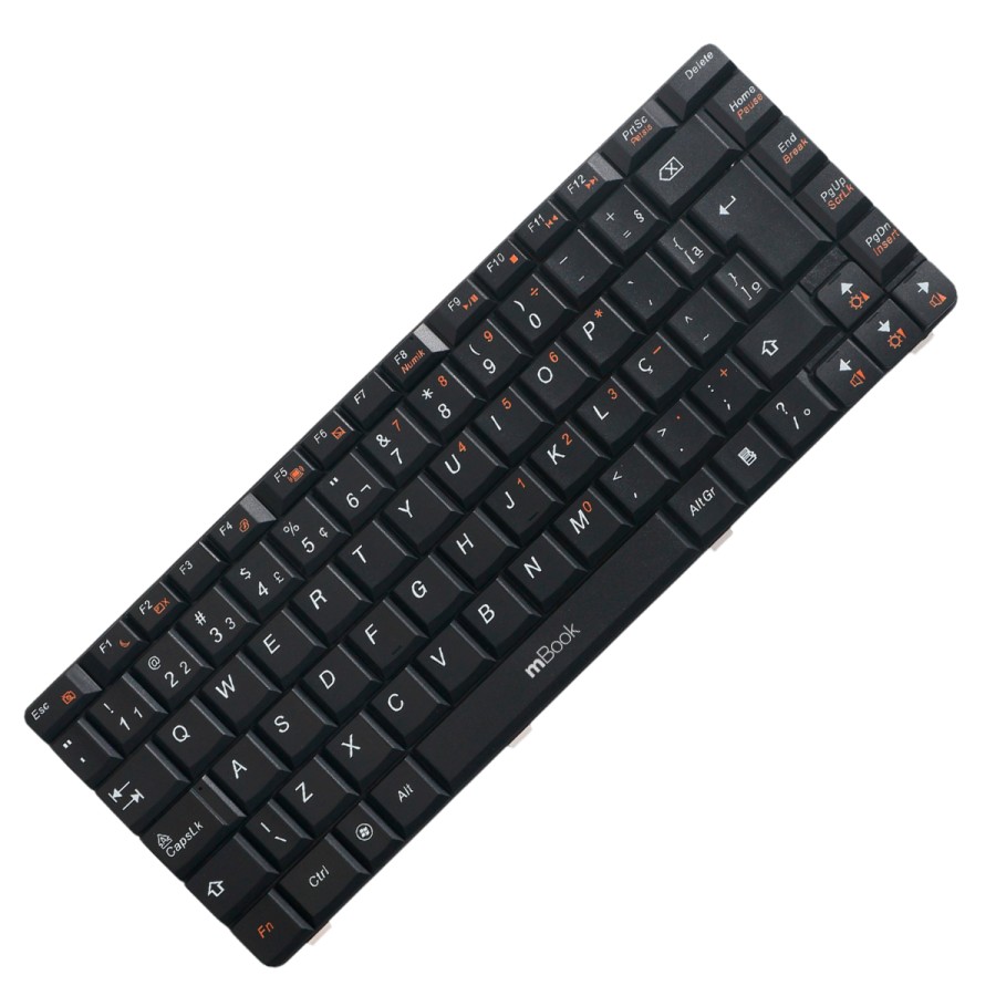 Teclado compatível Lenovo NSK-B30SN com Ç preto, 