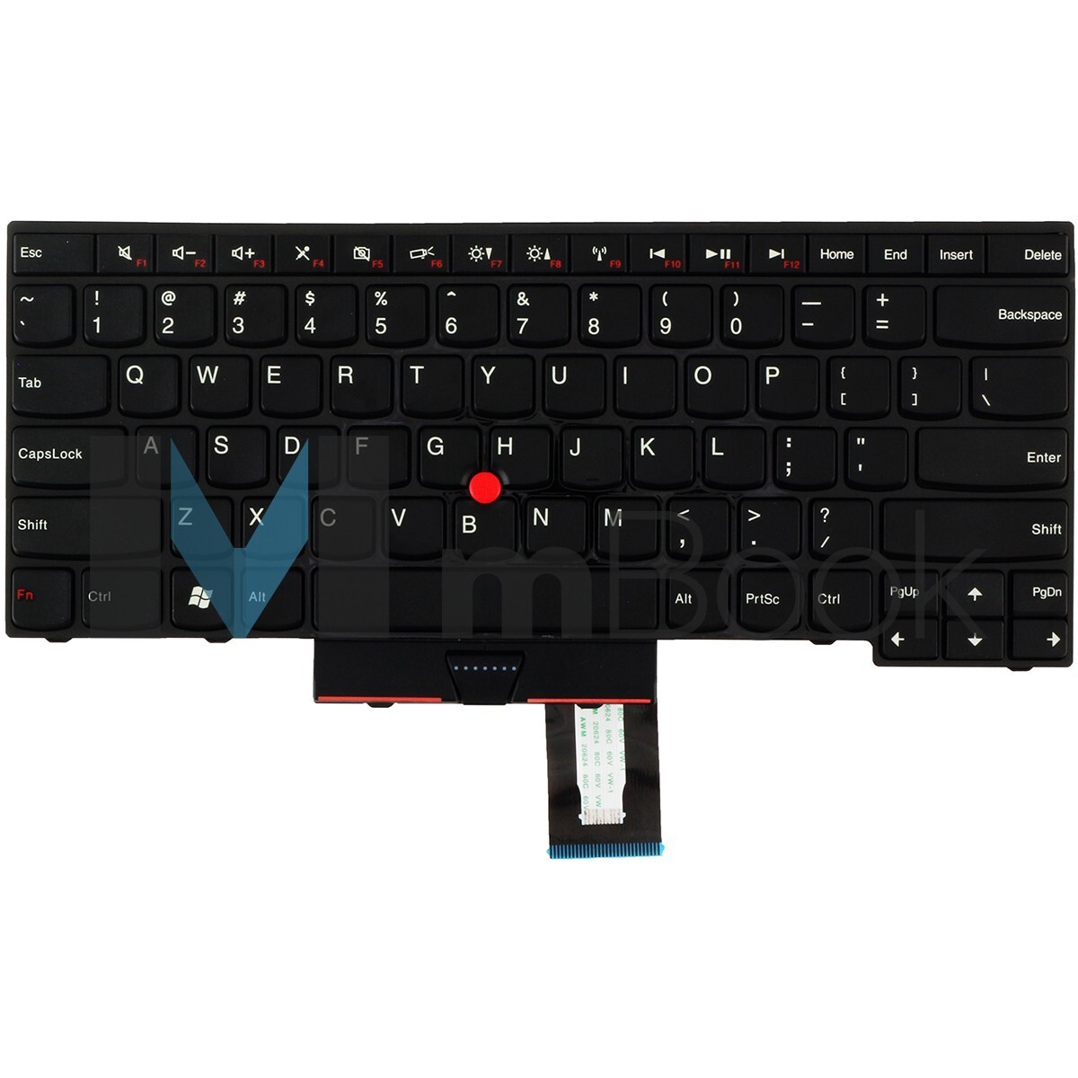 Teclado 04Y0227 para Lenovo E430 E435 trackpoint inglês, 