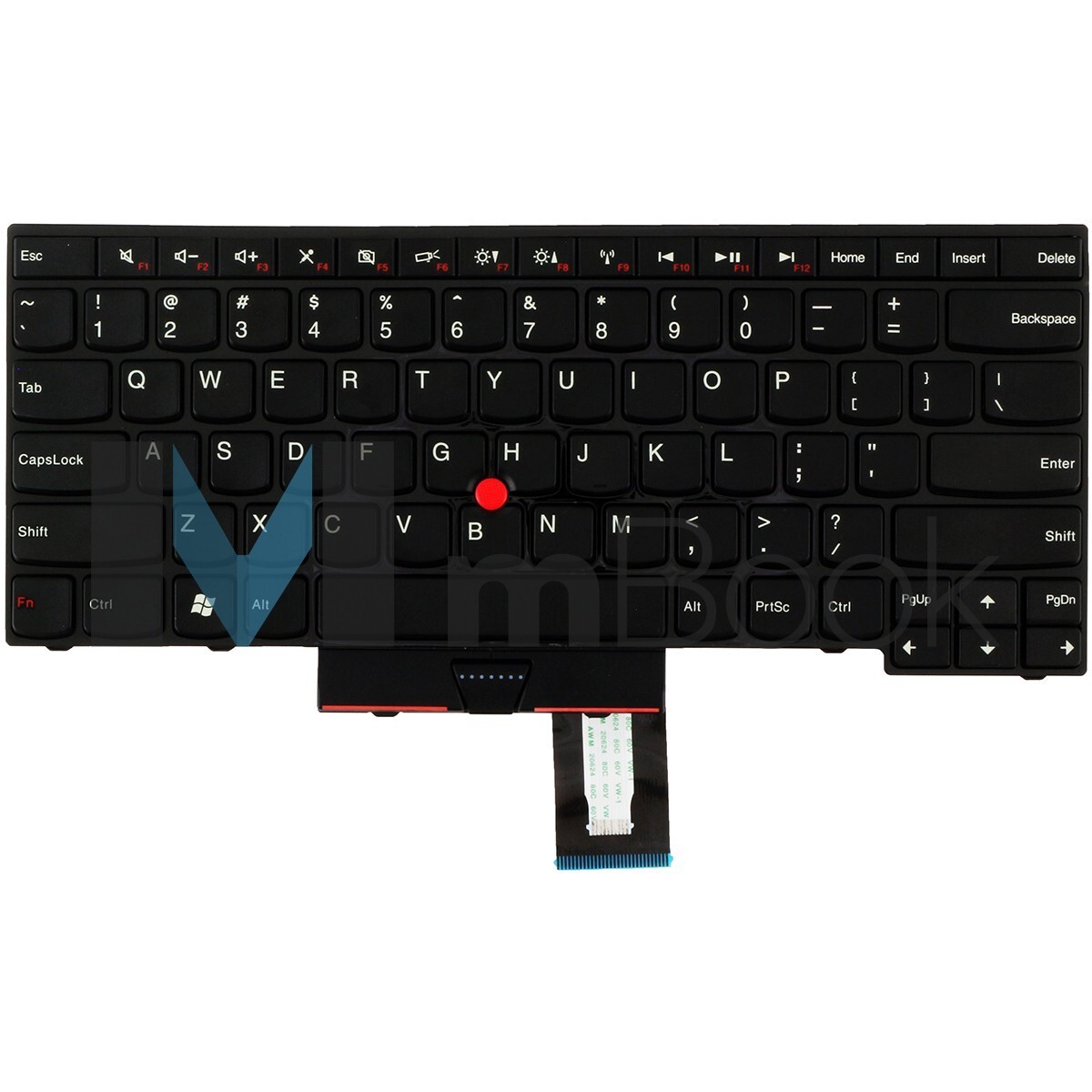 Teclado 04Y0227 para Lenovo E430 E435 trackpoint inglês, 