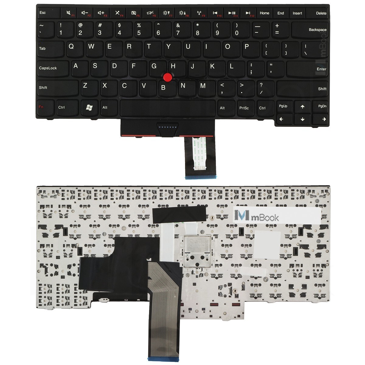 Teclado 0C02144 para Lenovo E435 E445 trackpoint inglês, 