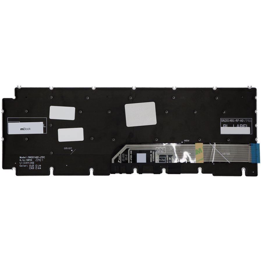 Teclado BR Retroiluminado RGB para Dell G15 5530, 