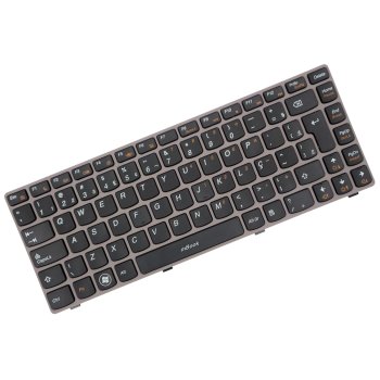 Teclado compatível Lenovo 25-011964 com Ç, 