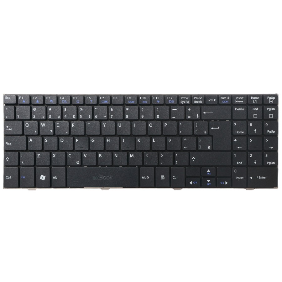 Teclado compatível LG AEW73089808 com Ç sem moldura, 
