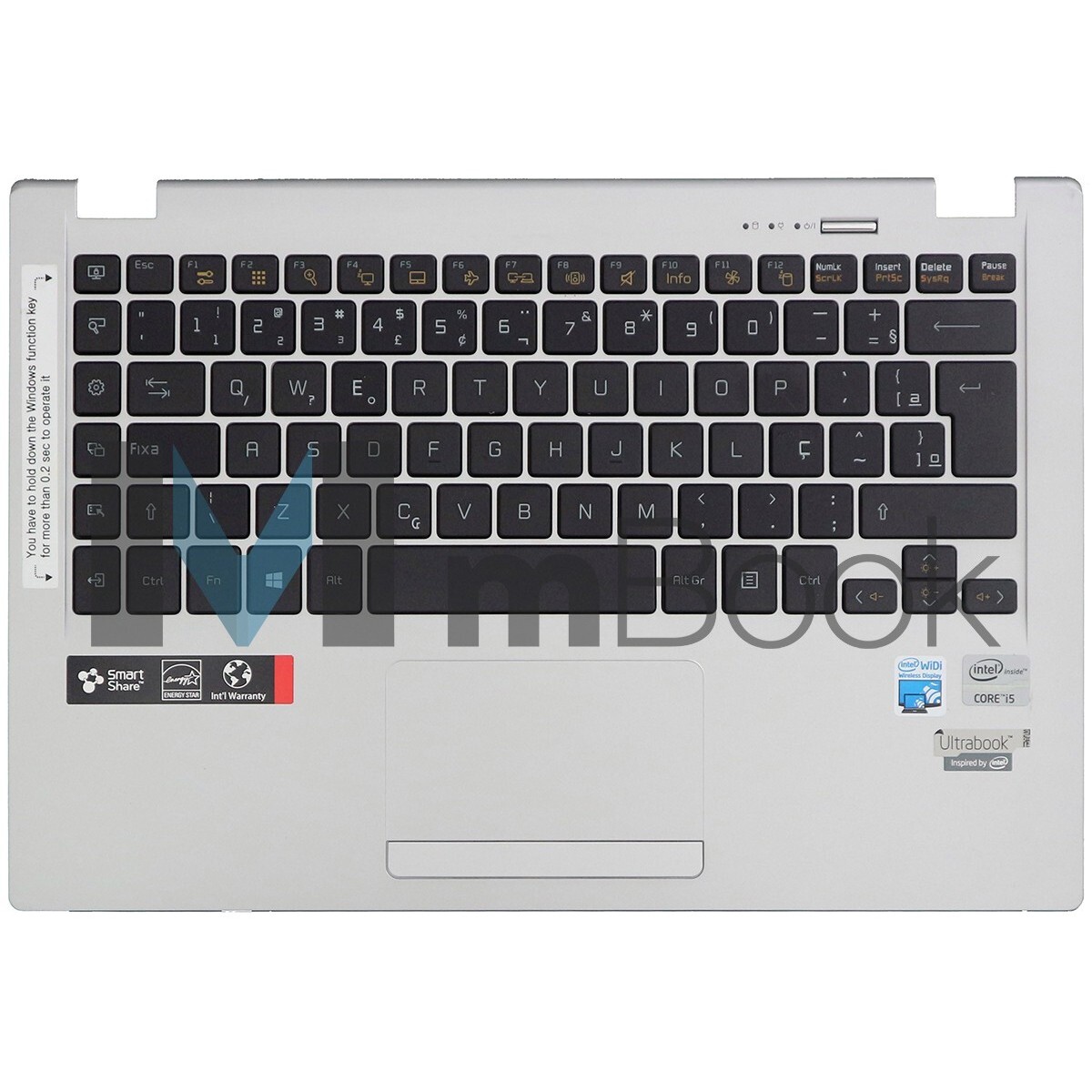 Teclado AEW73449802 para LG U460 LGU46 com Ç, 