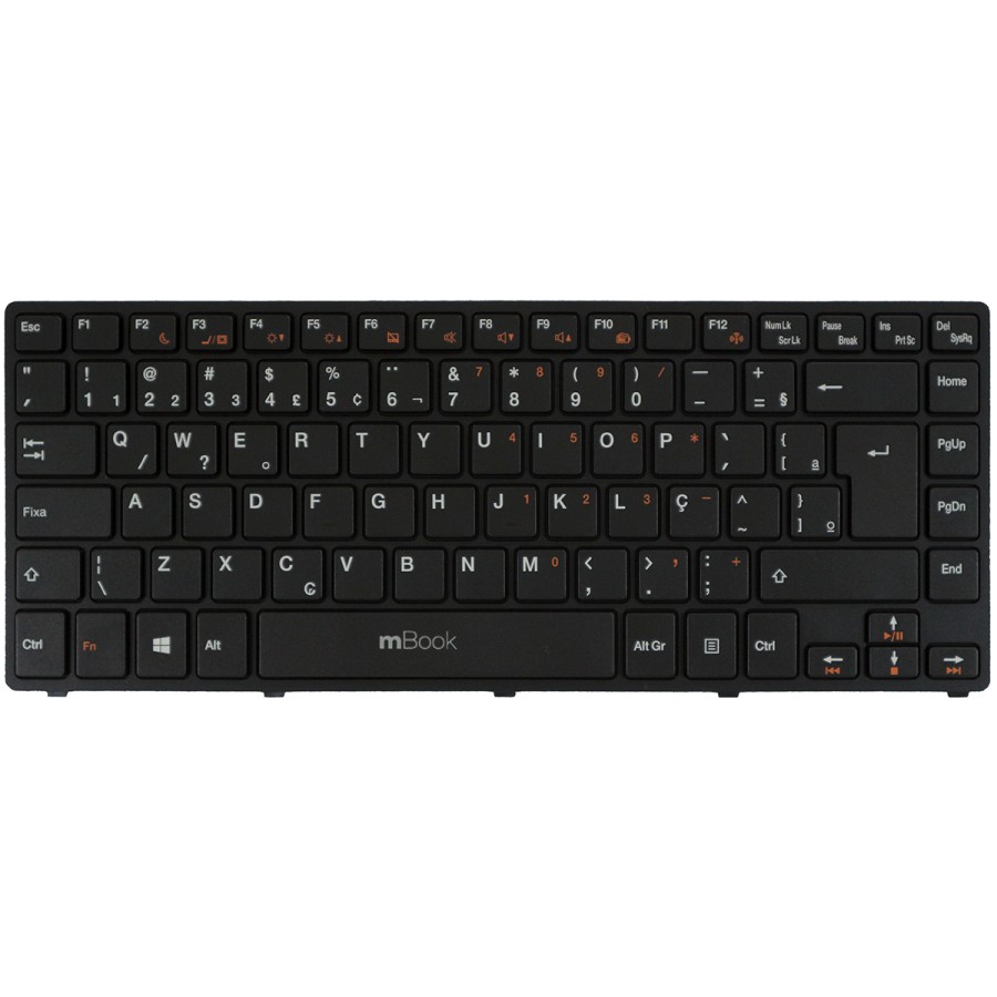 Teclado compatível 2B-03603C210 Login Avell com Ç, 