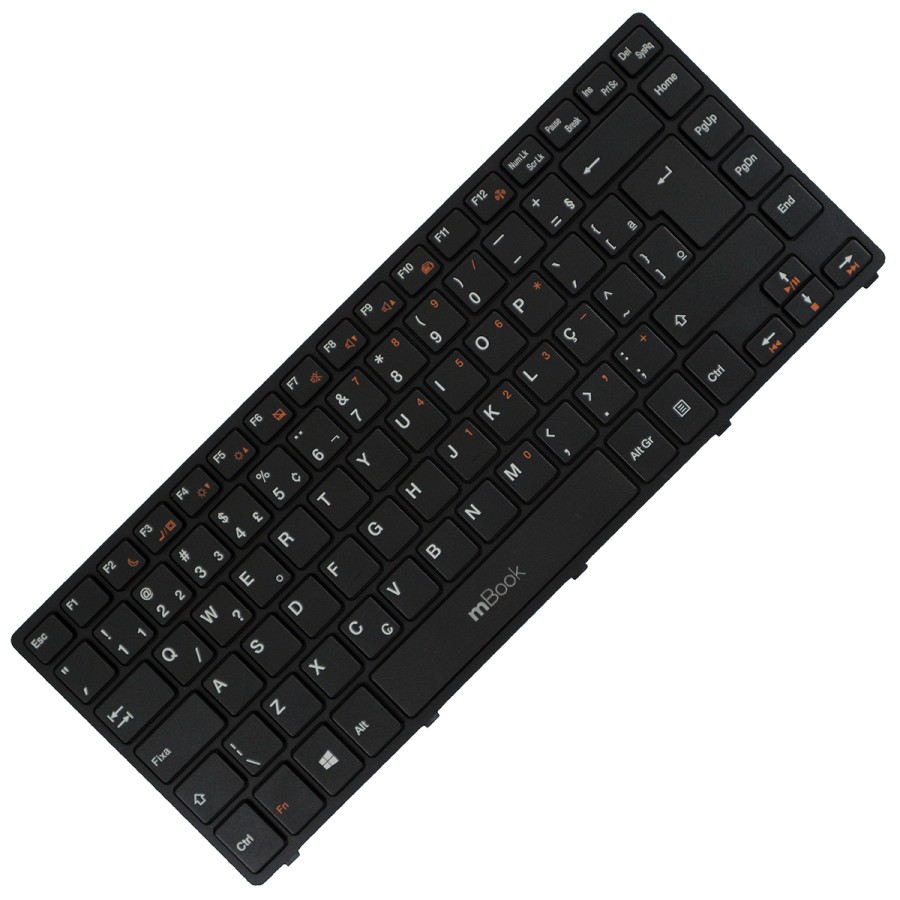 Teclado compatível 2B-03603C210 Login Avell com Ç, 
