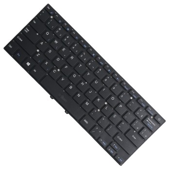 Teclado compatível Multilaser MB27716014-BZ com ç, 