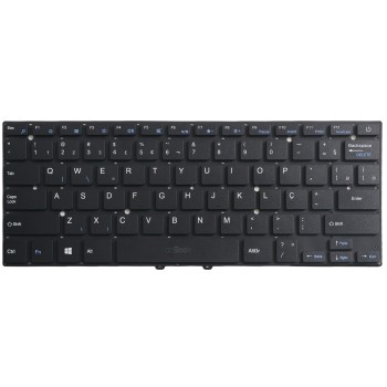 Teclado compatível Multilaser YXT-NB93-49 com ç, 
