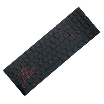 Teclado com led vermelho para Lenovo Legion Y530-15ICH, 
