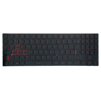 Teclado com led vermelho para Lenovo Legion Y530-15ICH, 