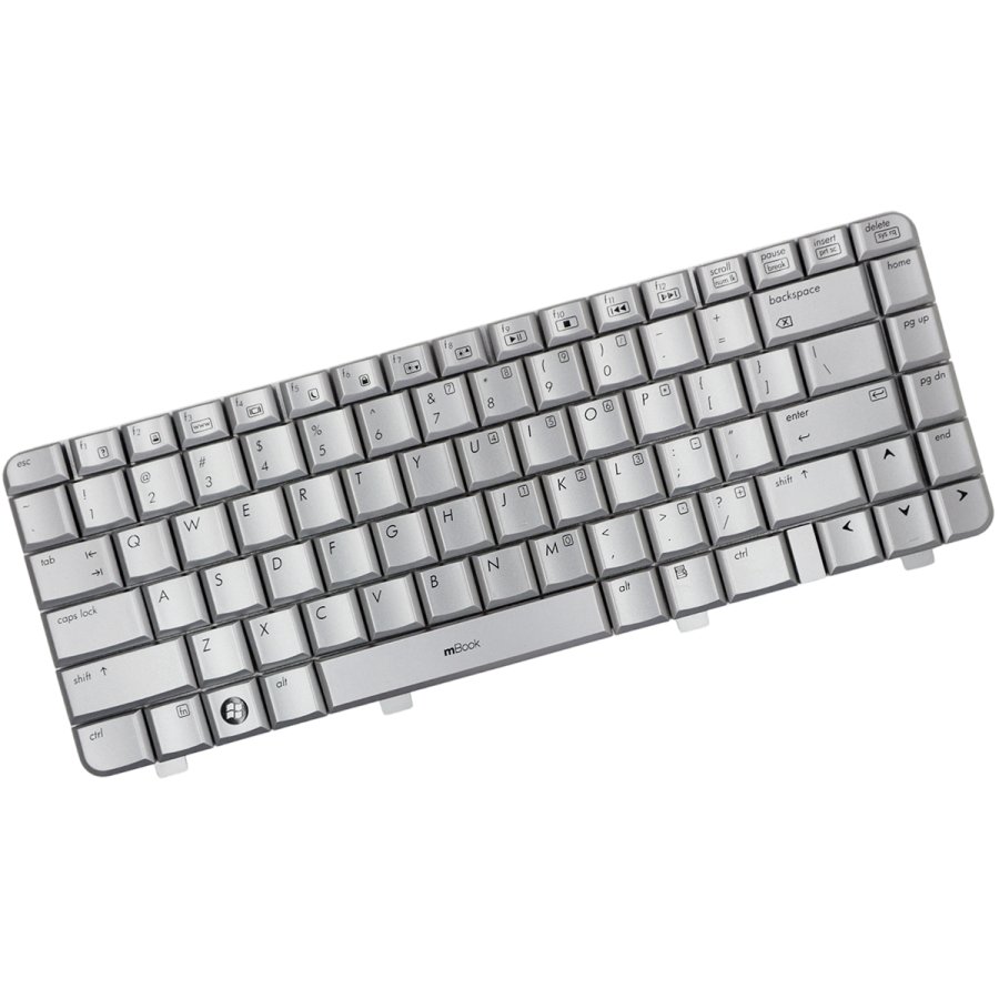 Teclado para HP 9j.n8682.w01 9j.ng82.b01 Pk1306t2b00 Prata, 