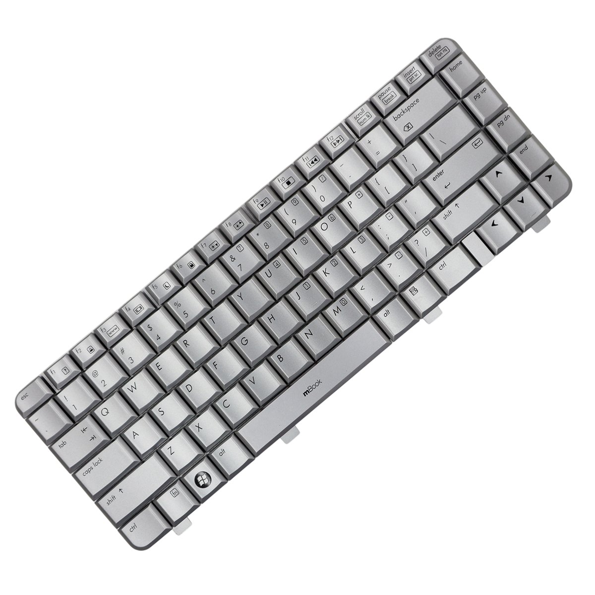 Teclado para HP 9j.n8682.w01 9j.ng82.b01 Pk1306t2b00 Prata, 