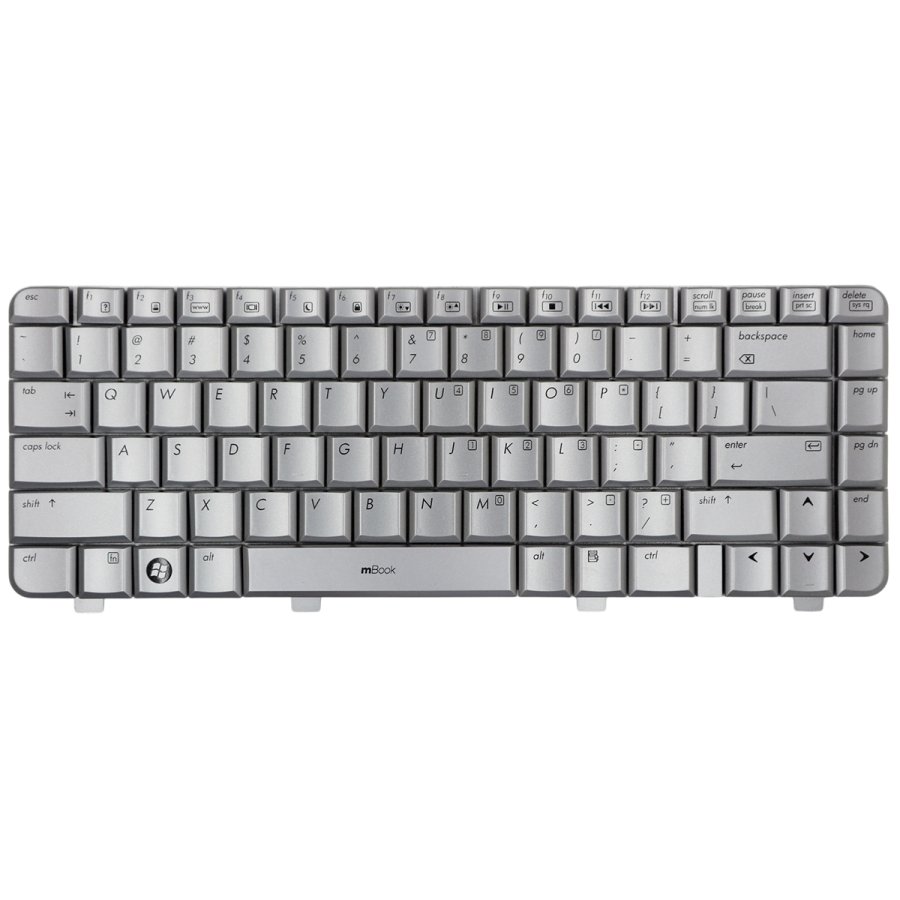 Teclado para HP 9j.n8682.w01 9j.ng82.b01 Pk1306t2b00 Prata, 