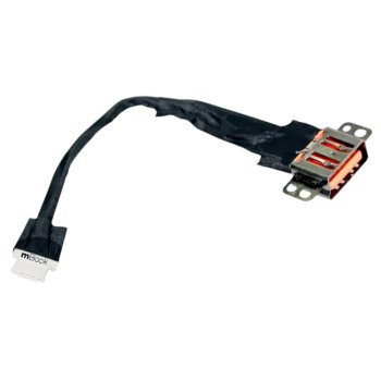Conector DC Jack compatível Lenovo 5C10G97330, 