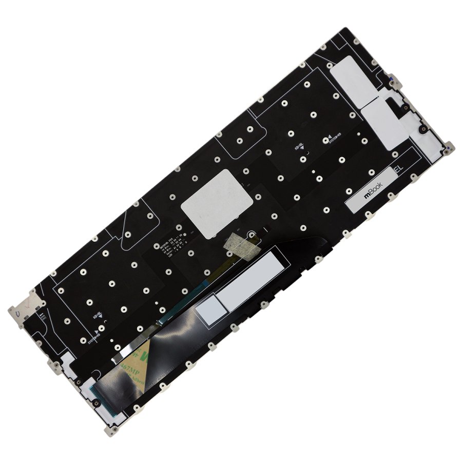 Teclado US com LED para Dell XPS 13 9310, 