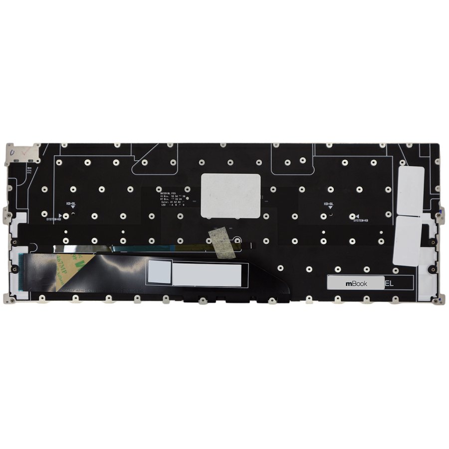 Teclado US com LED para Dell XPS 13 9300, 9310, 