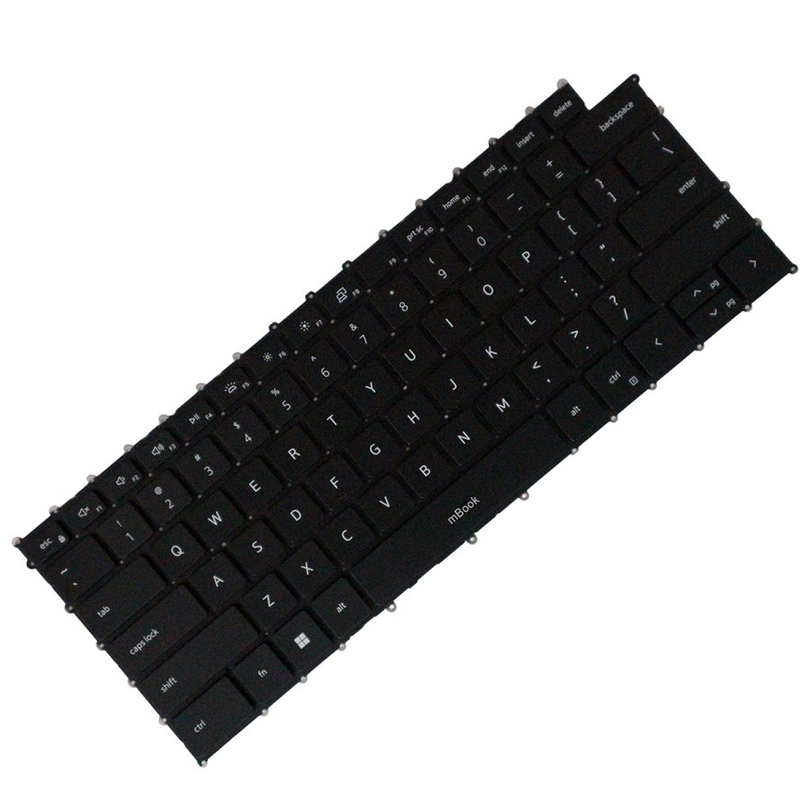 Teclado US com LED para Dell XPS 15 9510, Precision 5560, 