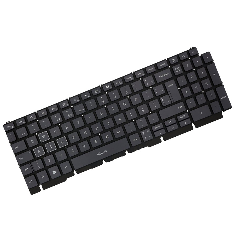 Teclado BR RGB 4 Zonas para Dell G15 5530, 