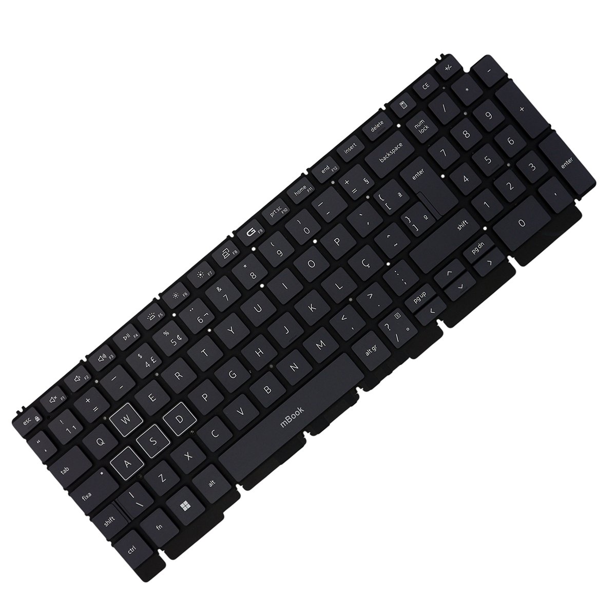 Teclado ABNT2 Retroiluminado RGB para Dell G15 5530, 