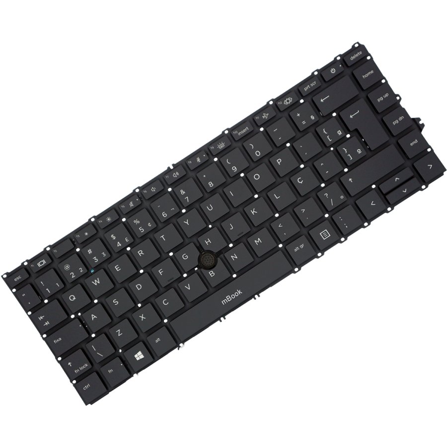 Teclado com led para HP EliteBook 745 G8 com ç, 