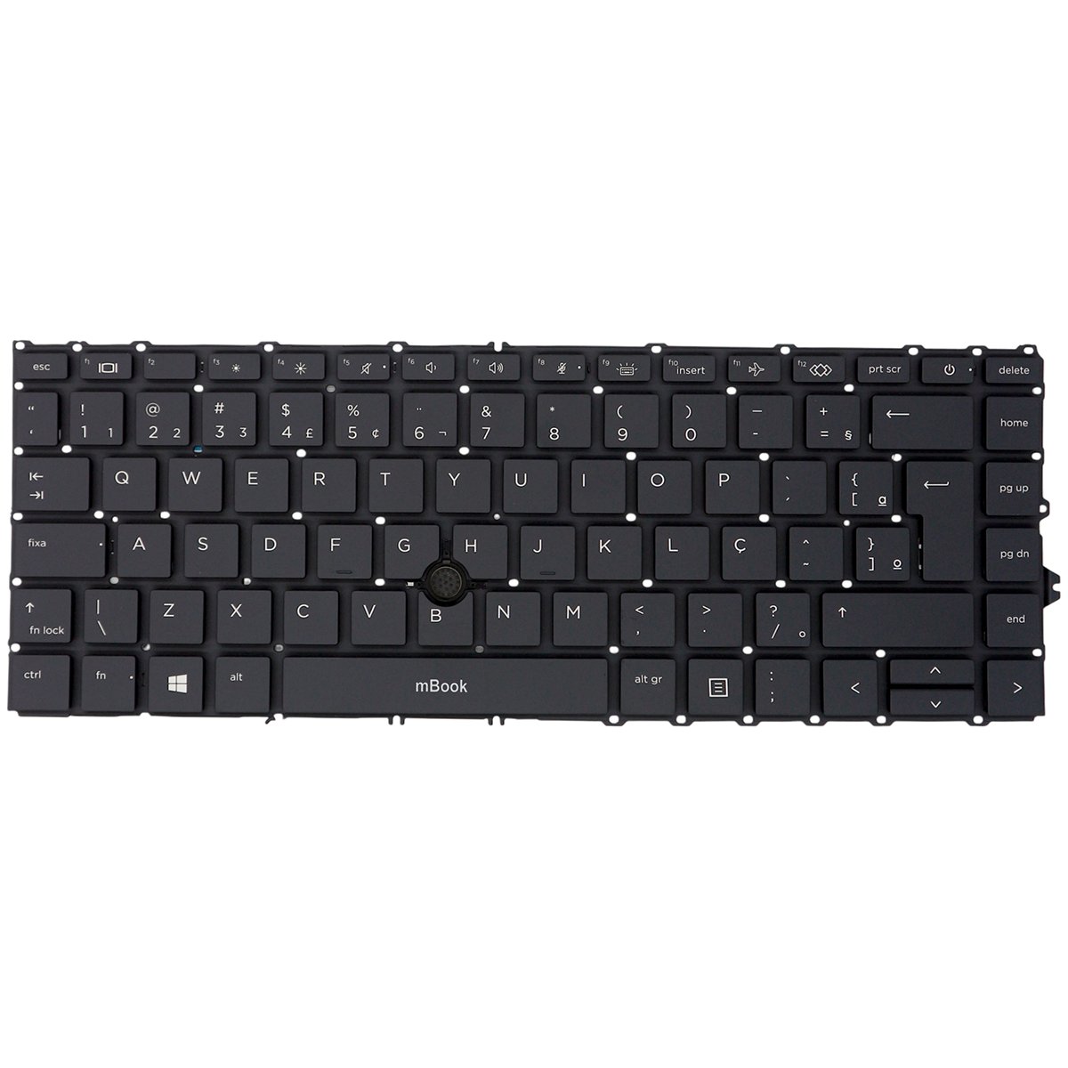 Teclado com led para HP EliteBook 745 G8 com ç, 