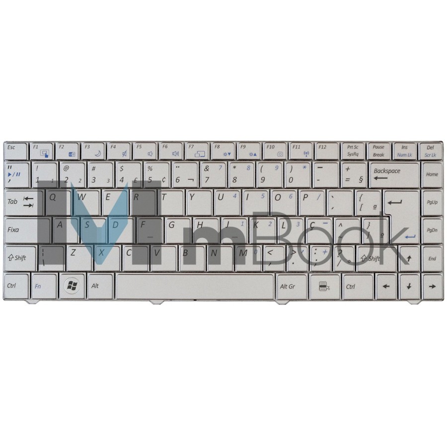 Teclado Positivo Premium 3110 Mp-09p88pa6f51 Prata Com Ç