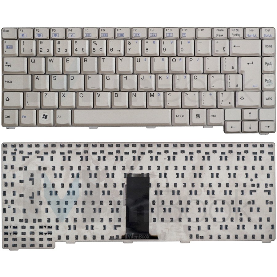 Teclado Branco Positivo Premium P210m 3g P330l