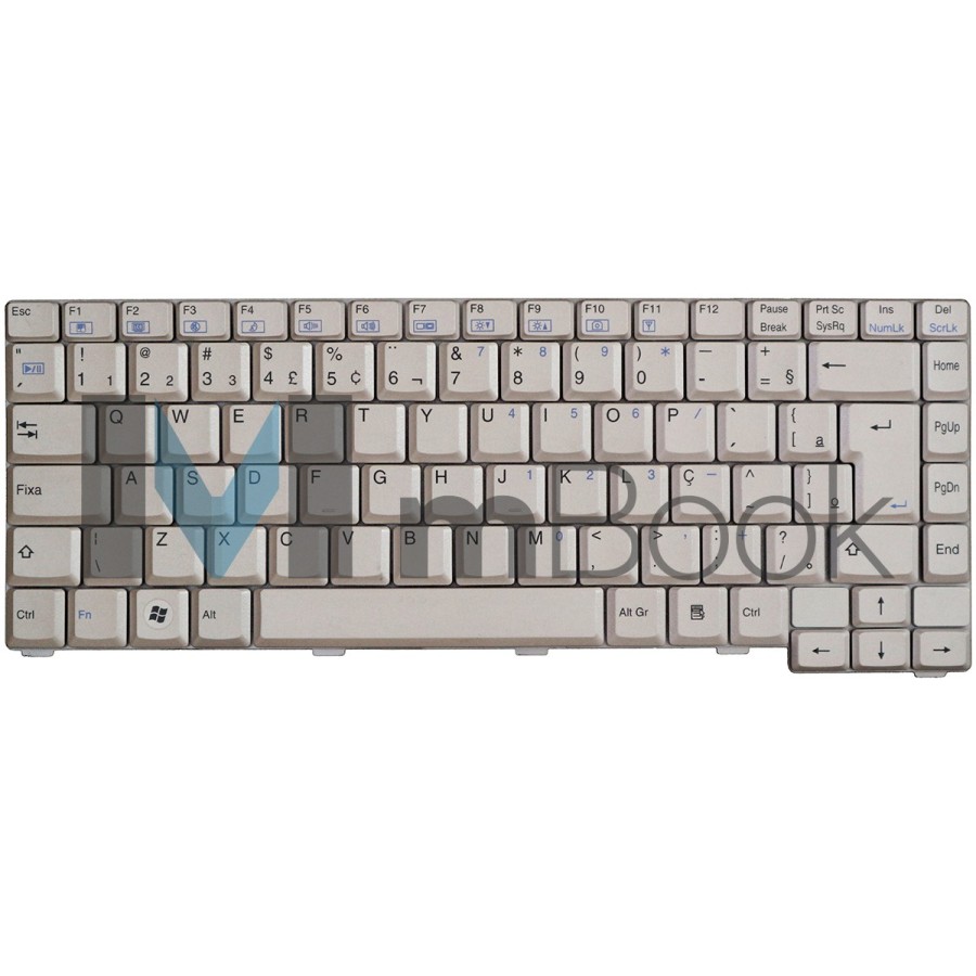 Teclado Branco Positivo Premium P330l C331l