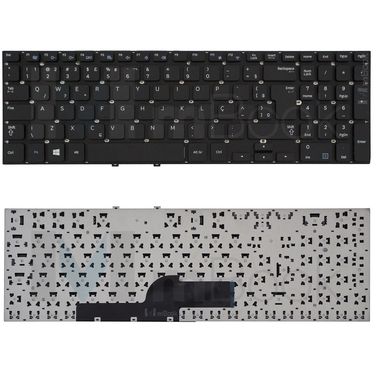 Teclado para notebook Samsung 9z.n4nsn.00s  9z.n4nsn.00e, 