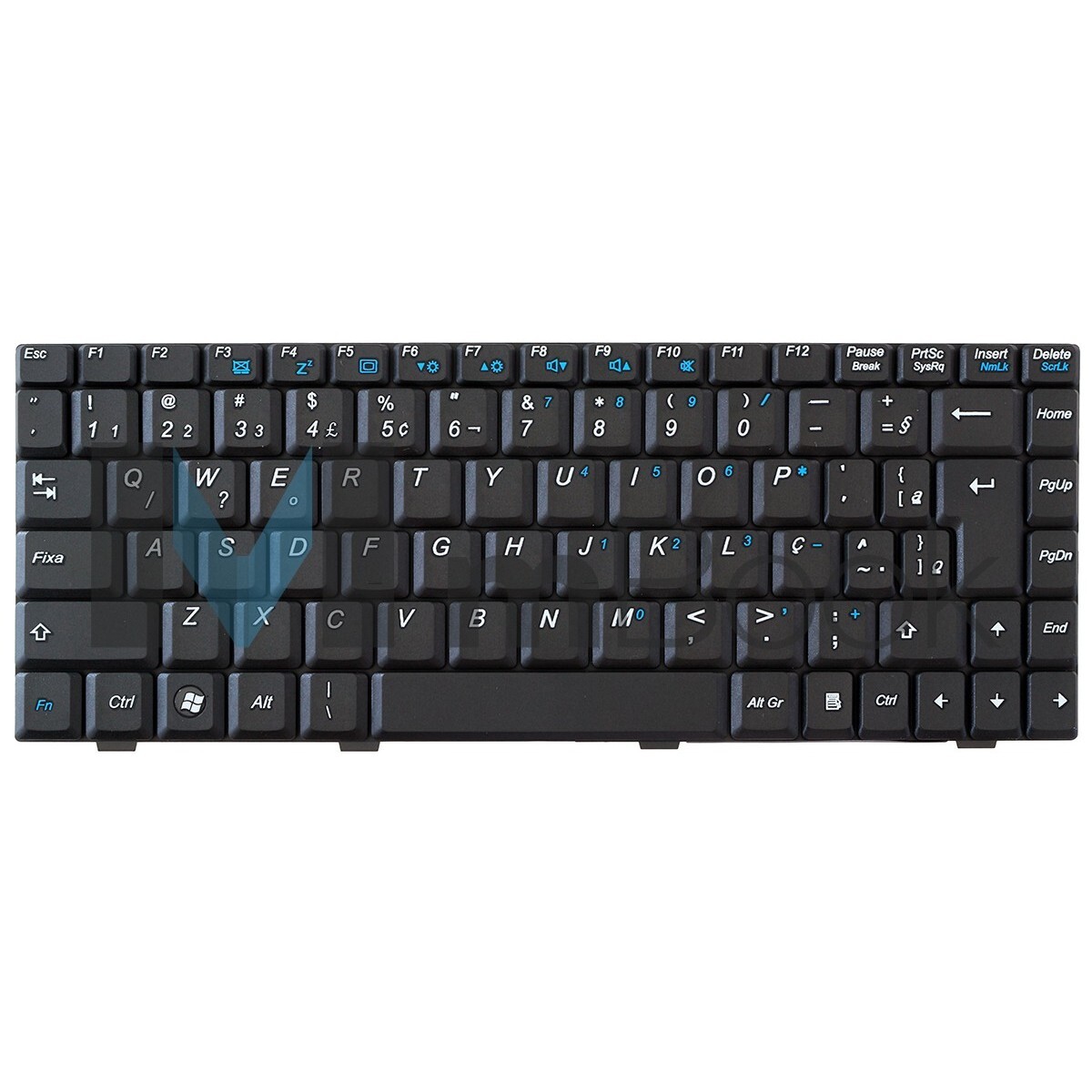 Teclado Philips para 12nb, 13nb - Preto - Abnt(ç) V022409bk1, 