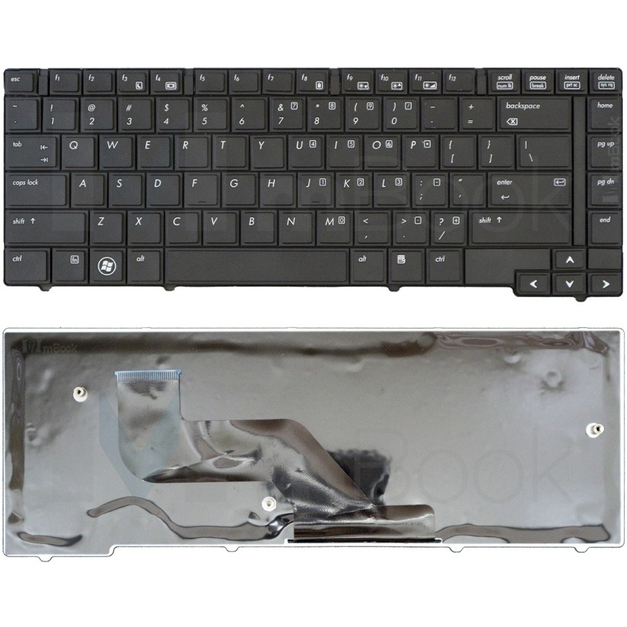 Teclado Notebook para HP Probook 6440b 6445b Preto Us, 