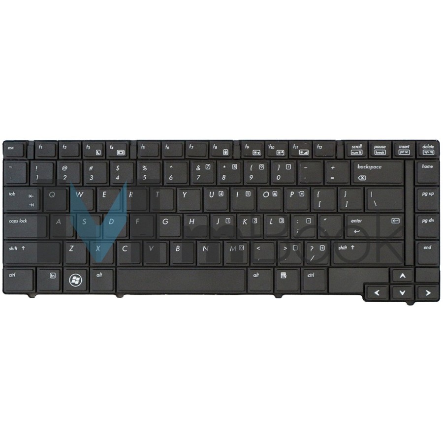 Teclado Notebook para HP Probook 6440b 6445b Preto Us, 