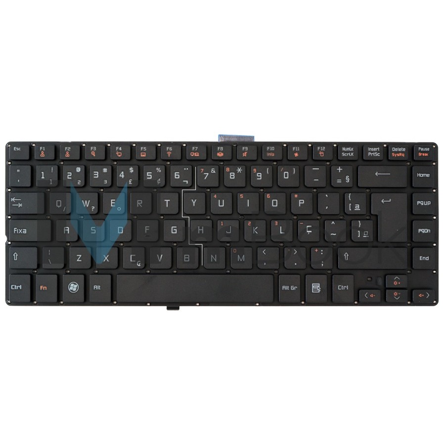 Teclado P/ Notebooks Lg P420 5000 5100 5010 5200 Ç Preto