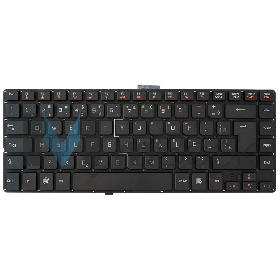 Teclado P/ Notebooks Lg P420 Ç Preto